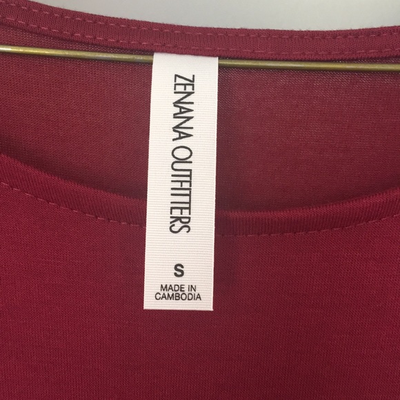 Burgundy Maxi Dress, NWT - Picture 2 of 4